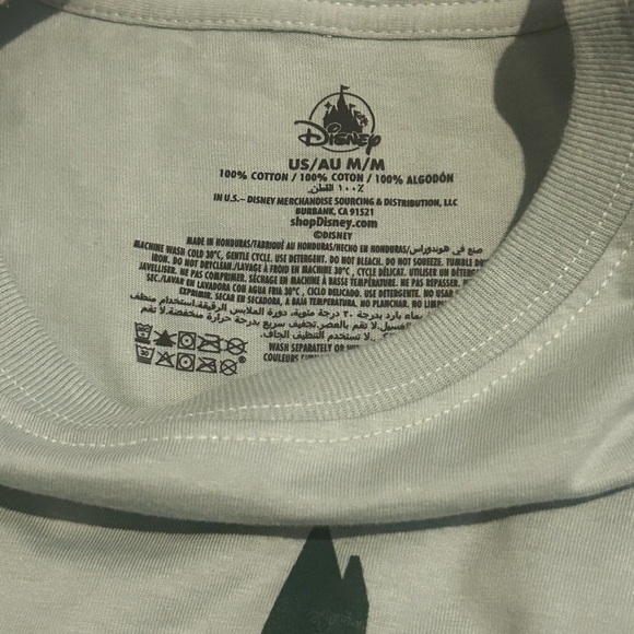 Disney NWT Mickey Mouse Walt Graphic Mens Medium Green Long Sleeve Pullover - Picture 4 of 5